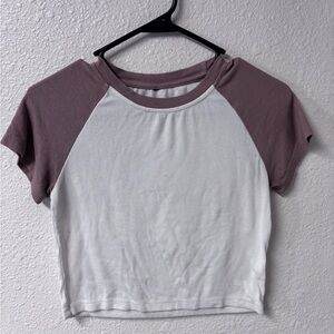 Women's Two-Tone Raglan Sleeve Top